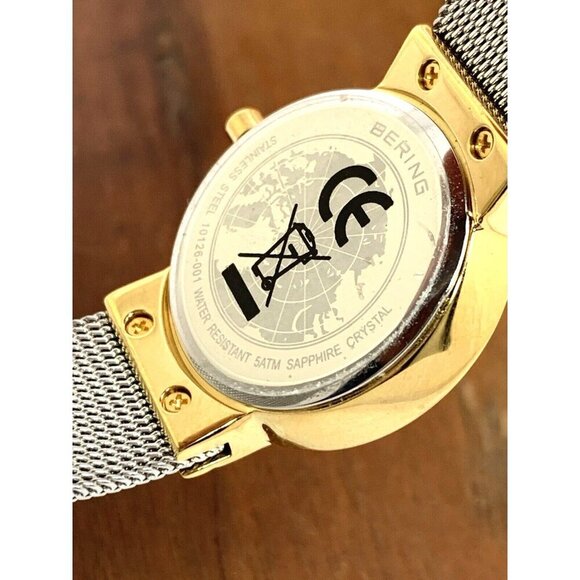 Bering Women's Watch 10126-001 Quartz Silver Dial Two Tone 25mm Petite M… - Picture 7 of 14